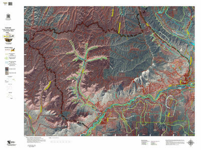 HuntData LLC Colorado Unit 32 Turkey, Goose, and Pheasant Concentration Map digital map