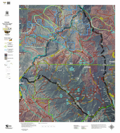HuntData LLC Colorado Unit 361 Turkey, Goose, and Pheasant Concentration Map digital map