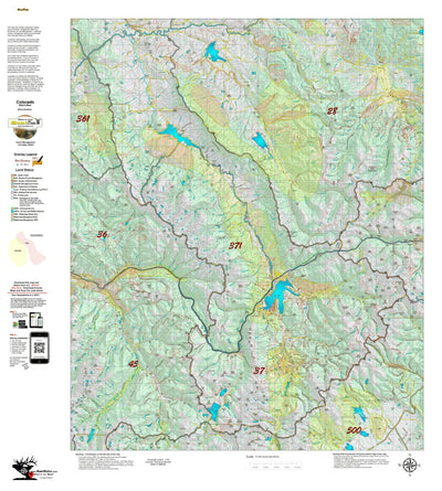 HuntData LLC Colorado Unit 37 Bear Concentrations digital map