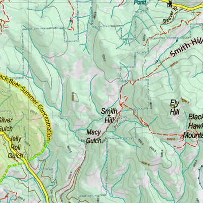 HuntData LLC Colorado Unit 38 Bear Concentrations digital map