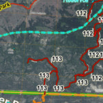 HuntData LLC Colorado Unit 411 Turkey, Goose, and Pheasant Concentration Map digital map