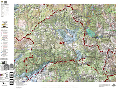 HuntData LLC Colorado Unit 521 Elk Concentration Map digital map