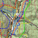 HuntData LLC Colorado Unit 521 Elk Concentration Map digital map