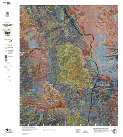 HuntData LLC Colorado Unit 57 Turkey, Goose, and Pheasant Concentration Map digital map