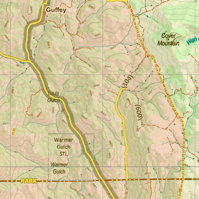 HuntData LLC Colorado Unit 581 Bear Concentrations digital map