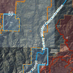 HuntData LLC Colorado Unit 59 Turkey, Goose, and Pheasant Concentration Map digital map