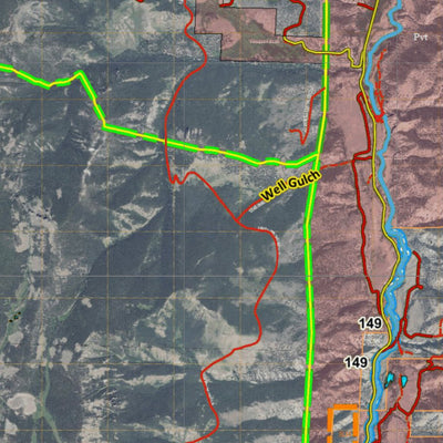 HuntData LLC Colorado Unit 66 Turkey, Goose, and Pheasant Concentration Map digital map