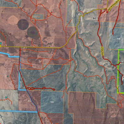 HuntData LLC Colorado Unit 70 Turkey, Goose, and Pheasant Concentration Map digital map