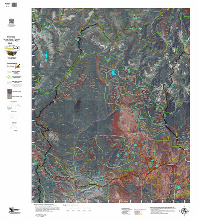 HuntData LLC Colorado Unit 77 Turkey, Goose, and Pheasant Concentration Map digital map