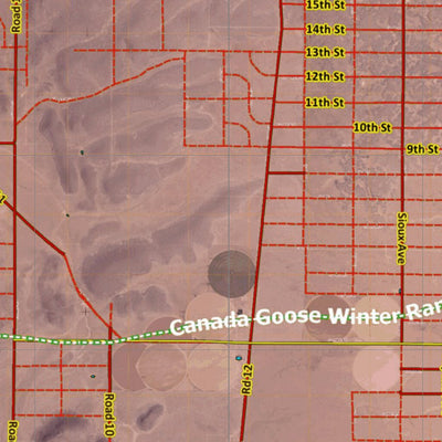 HuntData LLC Colorado Unit 83 Turkey, Goose, and Pheasant Concentration Map digital map