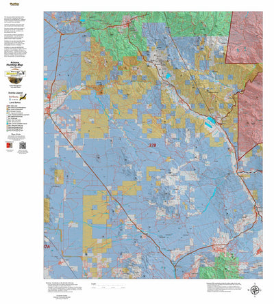 HuntData LLC HuntData Arizona Land Ownership Unit 37B digital map
