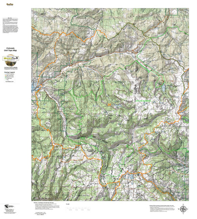 HuntData LLC HuntData Colorado Unit 24 Topo digital map