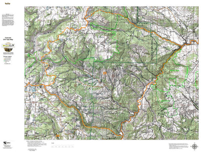 HuntData LLC HuntData Colorado Unit 25 Topo digital map