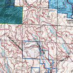 HuntData LLC Oregon Hunting Unit 10, Saddle Mtn Land Ownership Map digital map