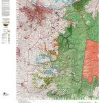 HuntData LLC Oregon Hunting Unit 16 North, Santiam Land Ownership Map digital map