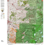 HuntData LLC Oregon Hunting Unit 19, Mckenzie Land Ownership Map digital map