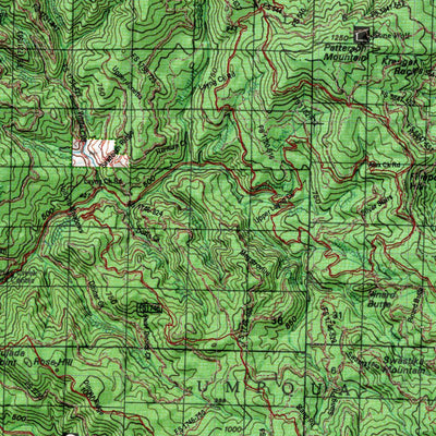 HuntData LLC Oregon Hunting Unit 19, Mckenzie Land Ownership Map digital map