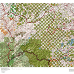HuntData LLC Oregon Hunting Unit 26, Powers Land Ownership Map digital map