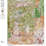 HuntData LLC Oregon Hunting Unit 29, Evans Creek Land Ownership Map digital map