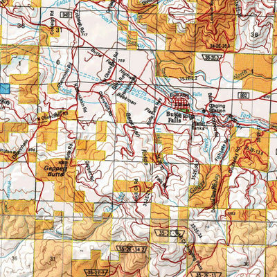 HuntData LLC Oregon Hunting Unit 30 North, Rogue Land Ownership Map digital map