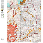 HuntData LLC Oregon Hunting Unit 40 North, Maupin Land Ownership Map digital map