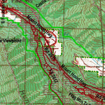 HuntData LLC Oregon Hunting Unit 42, Hood Land Ownership Map digital map