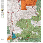 HuntData LLC Oregon Hunting Unit 49, Ukiah Land Ownership Map digital map