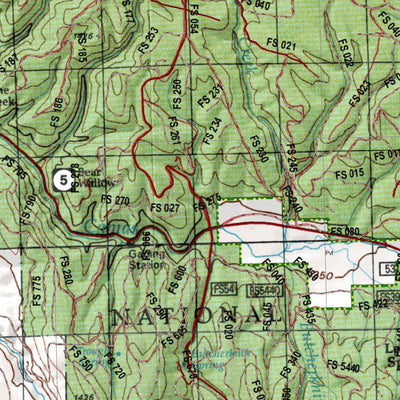 HuntData LLC Oregon Hunting Unit 49, Ukiah Land Ownership Map digital map