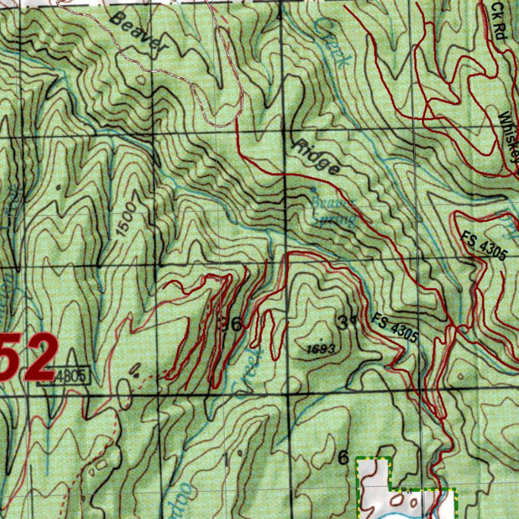 Oregon Hunting Unit 52, Starkey Land Ownership Map by HuntData LLC ...