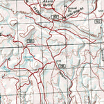 HuntData LLC Oregon Hunting Unit 57, Sled Spring Land Ownership Map digital map