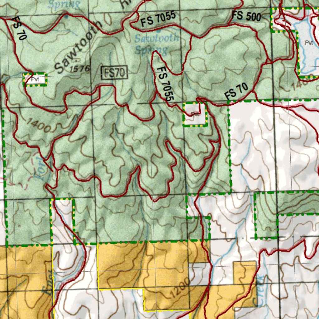 Oregon Hunting Unit 63, Keating Land Ownership Map by HuntData LLC ...