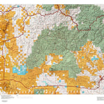 HuntData LLC Oregon Hunting Unit 72, Silvies Land Ownership Map digital map