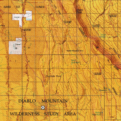 HuntData LLC Oregon Hunting Unit 73 South, Wagontire Land Ownership Map digital map