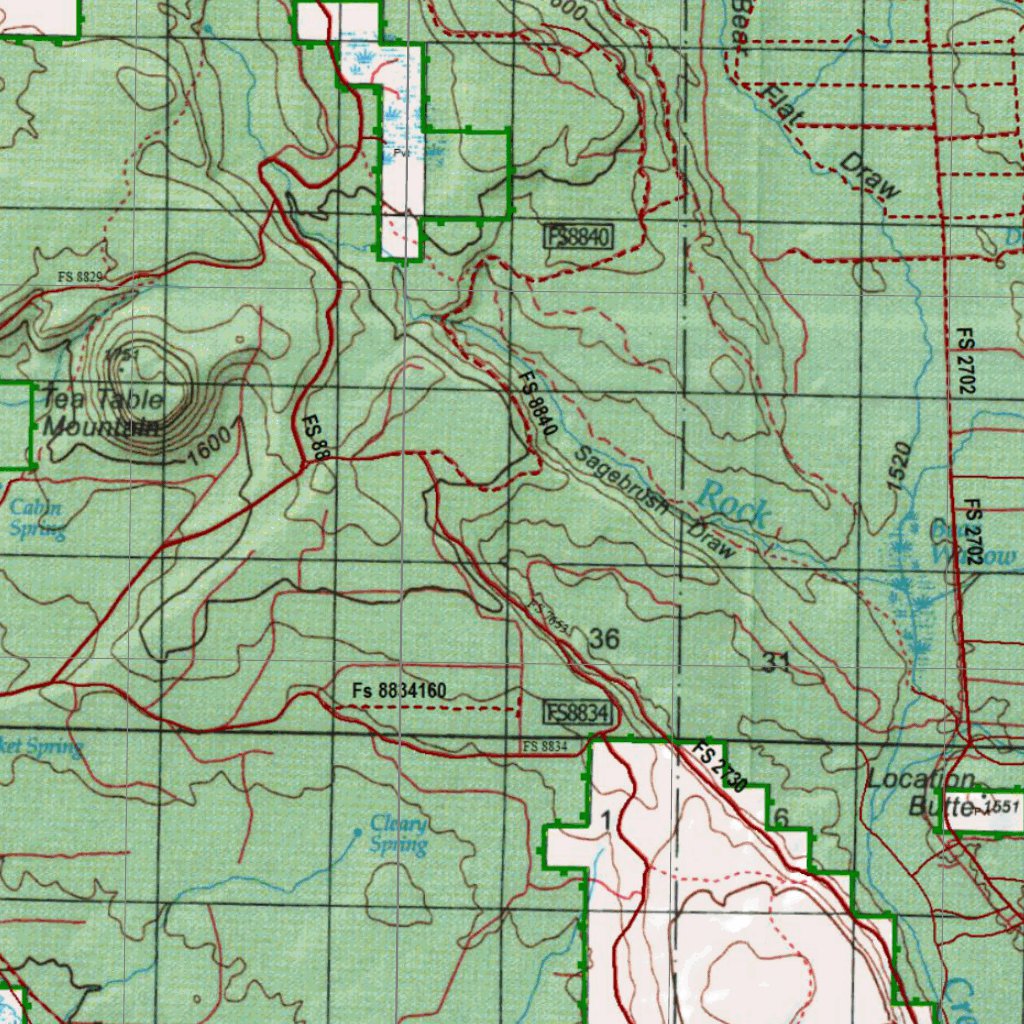 Oregon Hunting Unit 77, Fort Rock Land Ownership Map by HuntData LLC Avenza Maps