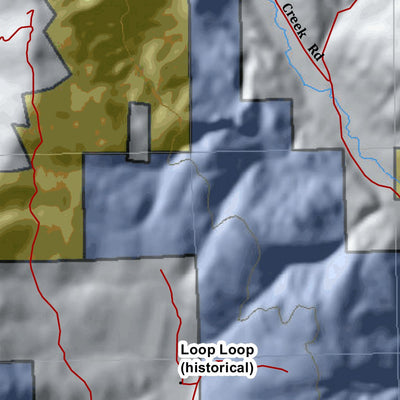 HuntData LLC Washington Hunting Unit(s) 233 Landownership Map digital map