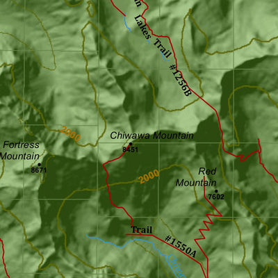 HuntData LLC Washington Hunting Unit(s) 244 Landownership Map digital map