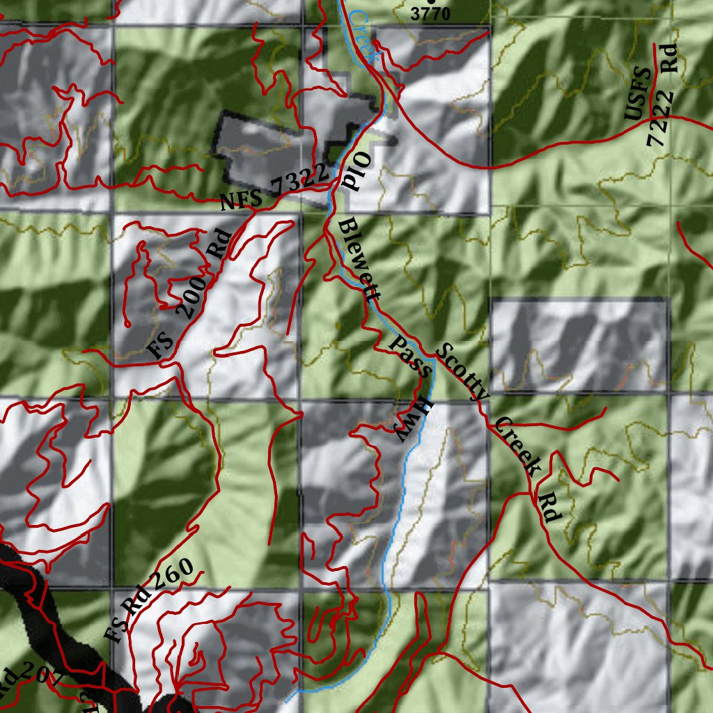 Washington Hunting Unit(s) 250 251 Landownership Map by HuntData LLC ...