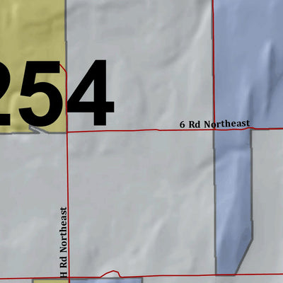 HuntData LLC Washington Hunting Unit(s) 254 Landownership Map digital map