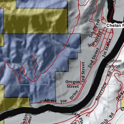 HuntData LLC Washington Hunting Unit(s) 262 Landownership Map digital map
