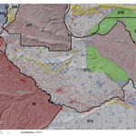 HuntData LLC Washington Hunting Unit(s) 372 Landownership Map digital map