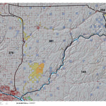 HuntData LLC Washington Hunting Unit(s) 381 Landownership Map digital map