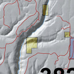 HuntData LLC Washington Hunting Unit(s) 382 Landownership Map digital map