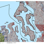 HuntData LLC Washington Hunting Unit(s) 420 421 Landownership Map digital map