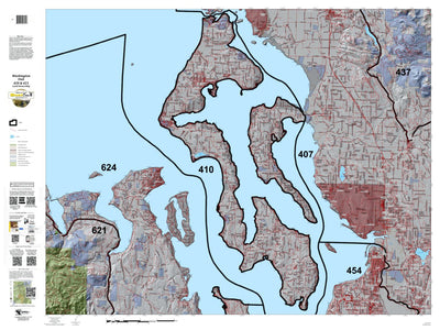 HuntData LLC Washington Hunting Unit(s) 420 421 Landownership Map digital map