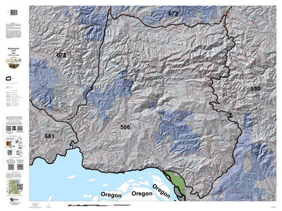 HuntData LLC Washington Hunting Unit(s) 506 Landownership Map digital map