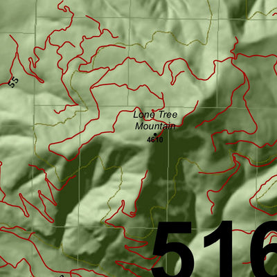 HuntData LLC Washington Hunting Unit(s) 516 Landownership Map digital map