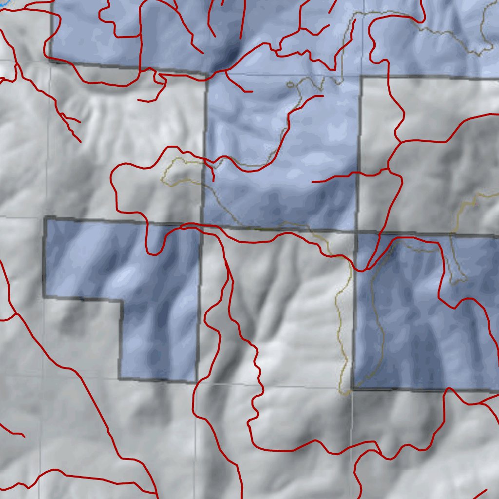 Washington Hunting Unit(s) 520 Landownership Map by HuntData LLC ...