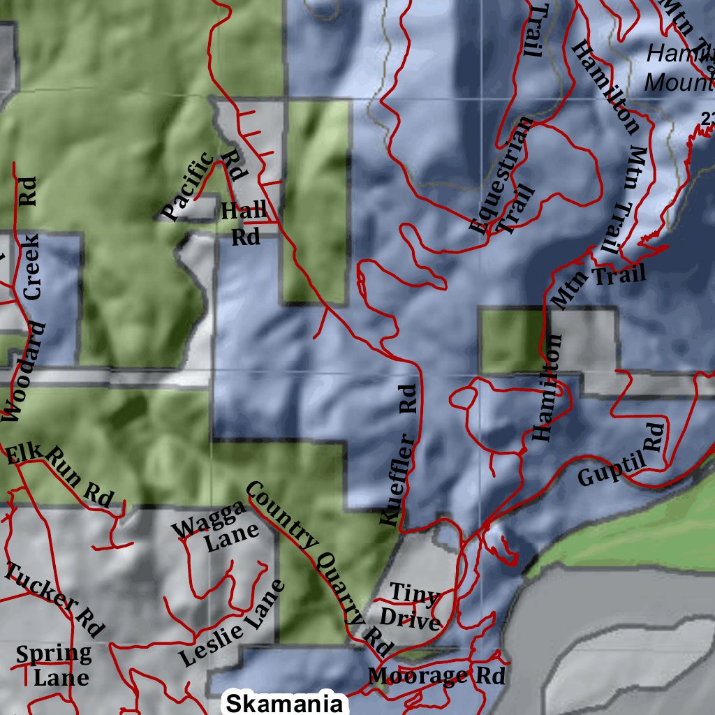 Washington Hunting Unit(s) 568 Landownership Map by HuntData LLC ...