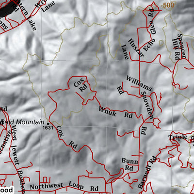 HuntData LLC Washington Hunting Unit(s) 578 Landownership Map digital map