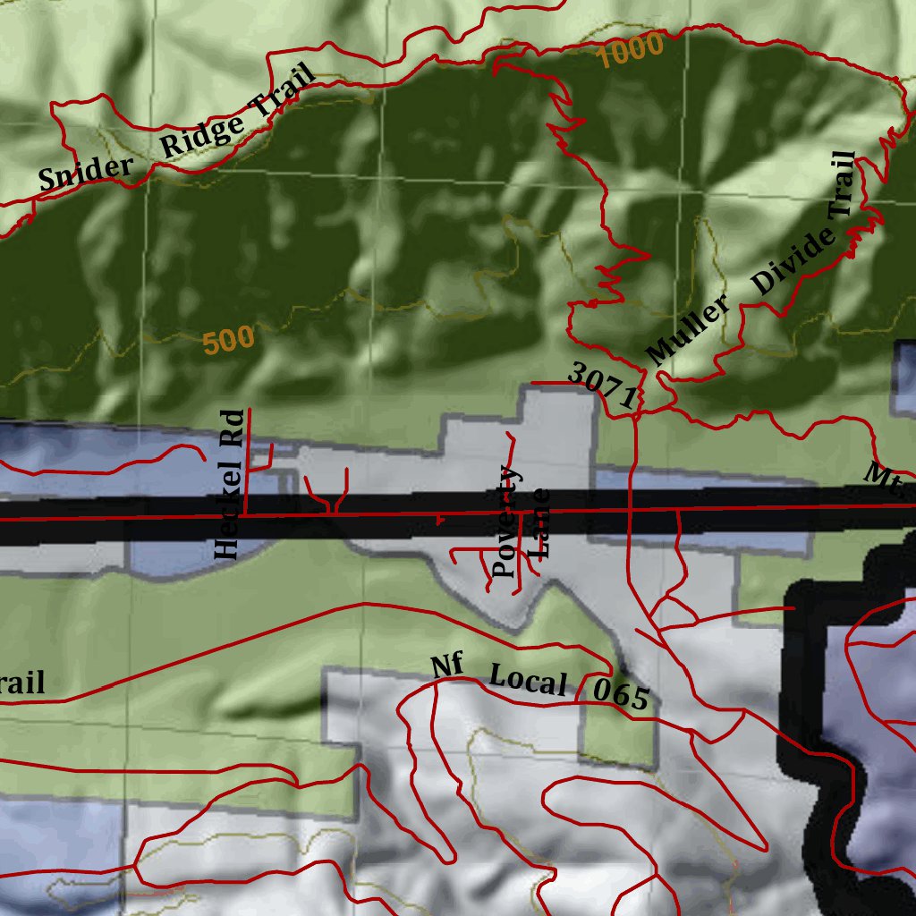 Washington Hunting Unit(s) 603 607 Landownership Map by HuntData LLC ...